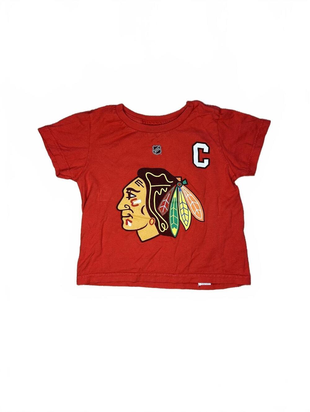 Reebok Boys Red Chicago Blackhawks Shirt